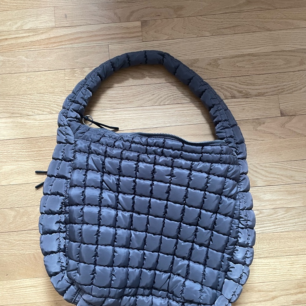 FP Movement by Free People Charcoal Quilted Shoulder Bag. Used once.